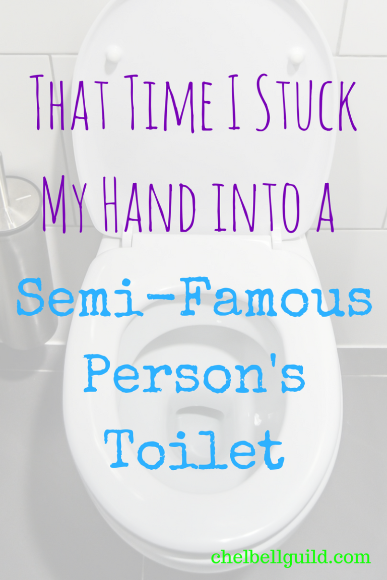 That Time I Stuck My Hand into a Semi-Famous Person’s Toilet
