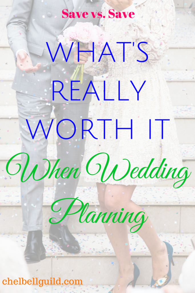 My Save vs. Save article series distinguishes saving in terms of spending less from saving in terms of setting money aside and investing. This week, a sample of women joined me to share what’s really worth it when it comes to wedding planning.
